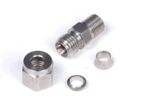 1/4" Stainless Compression Fitting Kit                                         
Thread: 1/8 NPT