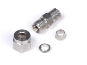 1/4" Stainless Compression Fitting Kit Thread: 1/8 NPT