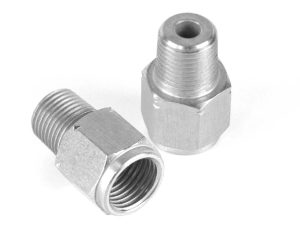 M10 x 1.0 to 1/8 BSPT Adaptor                                         
Thread: M10 x 1.0 Female to 1/8BSPT Male
