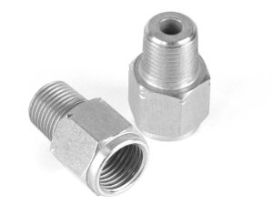 M10 x 1.0 to 1/8 NPT Adaptor                                         
Thread: M10 x 1.0 Female to 1/8NPTF Male