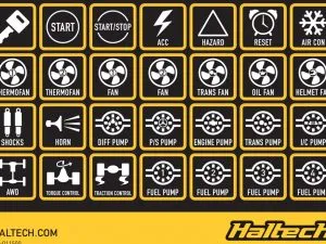 CAN Keypad Label Set