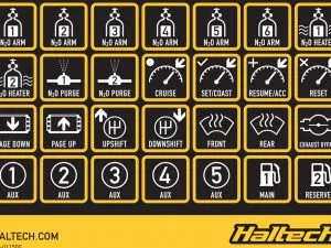 CAN Keypad Label Set