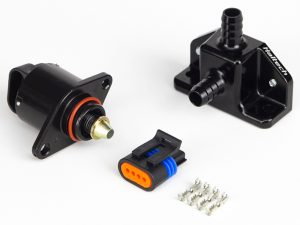 Idle Air Control Kit - Billet 2 Port Housing With 2 Screw Style Motor                                        
Diameter: 10mm (3/8")