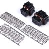 Plug and Pins Only - AMP 26 & 34 Pin 4 Row 3 Keyway Superseal Connector Set