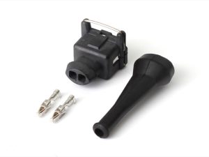 Plug and Pins Only - Bosch EV1 (Square) 2 Pin Junior Timer Female Connector