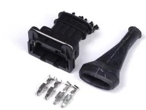 Plug and Pins Only - Bosch 4 Pin Junior Timer Female Connector
