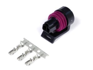 Plug and Pins Only - Delphi 3 Pin Pressure Sensor Connector