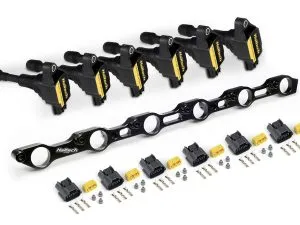 R35 Coil Bracket Kit for Toyota JZ Includes Bracket , Coils and connectors
