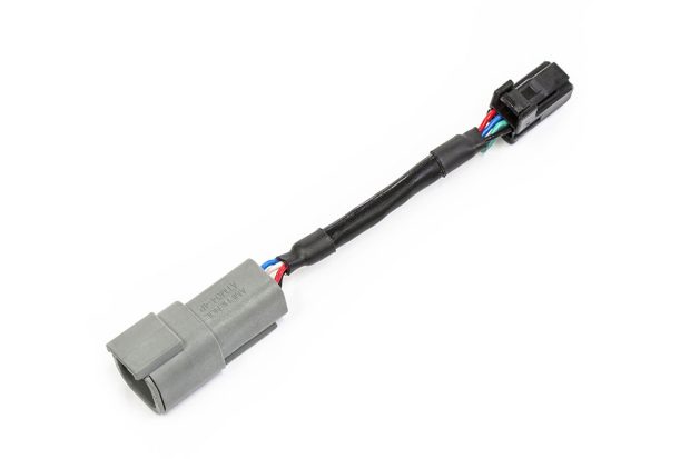 Haltech CAN Adaptor Cable DTM-4 Female Receptacle/Socket to 8 pin Black Tyco