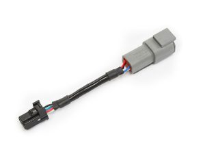 Haltech CAN Adaptor Cable DTM-4 Female Receptacle/Socket to 8 pin Black Tyco