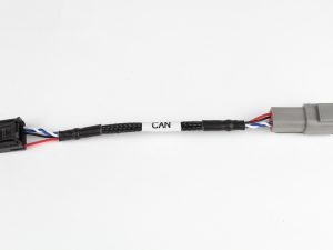 Haltech Elite CAN Cable -  DTM4 Receptacle to 16 pin Black Tyco                                         
Length: 150mm / 6"