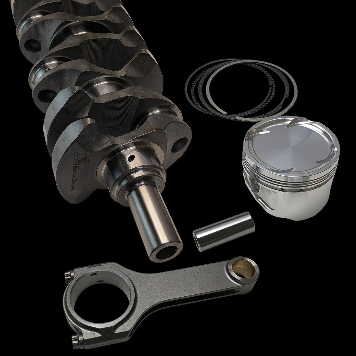 <b>BC0789</b> - BMW M50/M52/S52 Stroker Kit - 95.6mm Stroke/ProH2K Connecting Rods/Custom Pistons