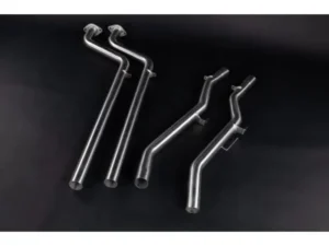 Capristro Exhaust Valved Exhaust with Race Center Silencer and Carbon | Wicrom Tips CES3 Nissan Z RZ34