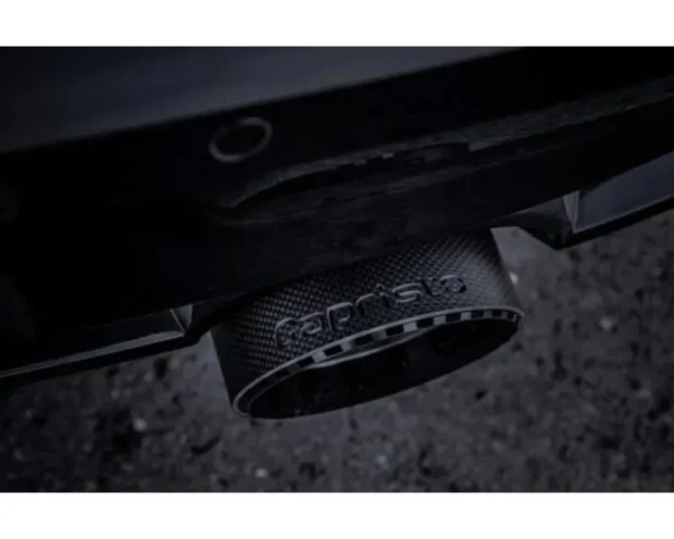 Capristro Exhaust Valved Exhaust with Race Center Silencer and Carbon | Wicrom Tips CES3 Nissan Z RZ34