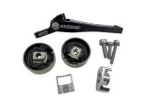 034 Motorsports Billet Spherical Dogbone Mount Performance Pack with Dogbone Pucks, Audi 8V A3/S3, 8S TT/TTS, and Volkswagen MkVII Golf/GTI/R