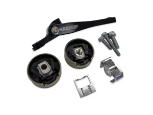 034 Motorsports Billet Spherical Dogbone Mount Performance Pack with Dogbone Pucks, Audi 8V.5A3/S3 and Volkswagen Mk7.5 Golf/Golf R/GTI/Jetta with 7-Speed DSG