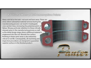 034 Motorsports Pauter 4340 Chromoly Cross-Beam Connecting Rod Set Audi EA837 3.0T 2009-2018