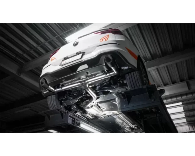 IPE SS OPF Version Catback Exhaust System w/ Chrome Silver Tips + Remote Volkswagen Golf GTI MK8 2021-2025