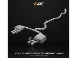 IPE SS Catback Exhaust System w/ Chrome Silver Tips Volkswagen Golf R MK8 2021-2025
