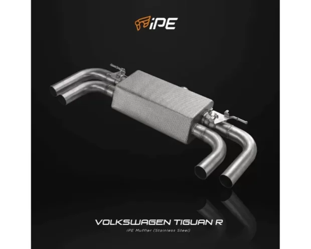 IPE SS Catback Exhaust System w/ Chrome Silver Tips Volkswagen Tiguan R 2021-2024