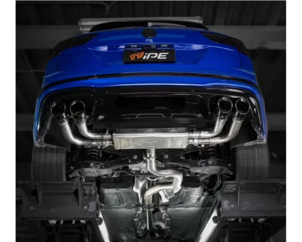 IPE SS Catback Exhaust System w/ Chrome Silver Tips Volkswagen Tiguan R 2021-2024