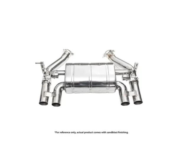 IPE SS Dual Side Dual Out Catback Exhaust System w/Chrome Silver Tips BMW F80 M3 | F82 M4 S55 2014-2025