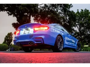 IPE SS Dual Side Dual Out Catback Exhaust System w/Chrome Silver Tips BMW F80 M3 | F82 M4 S55 2014-2025