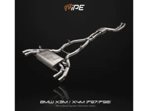 IPE SS Cat Back System w/Chrome Silver Tips BMW X3M | X4M 2022-2025