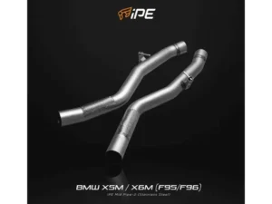 IPE SS Catback Exhaust System w/Chrome Silver Tips BMW F95 X5M | F96 X6M 2020-2022