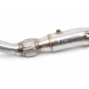VRSF 4.5" Brushed Finish Racing Downpipes BMW N20 2012-2017