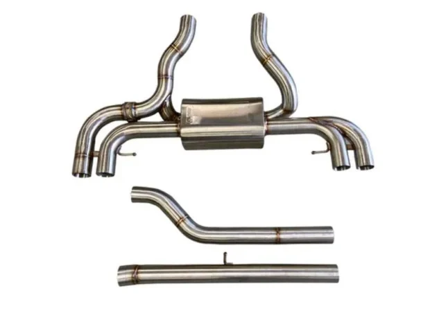 Active Autowerke Valved Rear Exhaust w/ Carbon over Black Chrome Tips BMW M340i | M440i 2019-2024