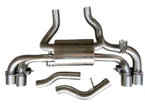 Active Autowerke Valved Rear Exhaust w/ Carbon Over Black Chrome Tips BMW M240i 2019-2024