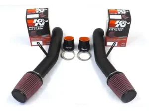 ETS Nissan GTR 2009-2021 Air Intake Kit Stock MAF Stainless Steel Wrinkle Black