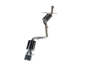 AWE Touring Edition Exhaust for B8/B8.5 A4 2.0T - Single Side, Chrome Silver Tips Audi A4 Quattro 2009-2016