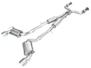 AWE Touring Edition Exhaust for Nissan Z - Chrome Silver Tips Nissan Z 2023-2024