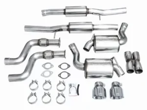 AWE Touring Edition Exhaust for Nissan Z - Chrome Silver Tips Nissan Z 2023-2024