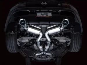 AWE Touring Edition Exhaust for Nissan Z - Chrome Silver Tips Nissan Z 2023-2024