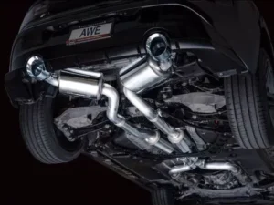 AWE Touring Edition Exhaust for Nissan Z - Chrome Silver Tips Nissan Z 2023-2024