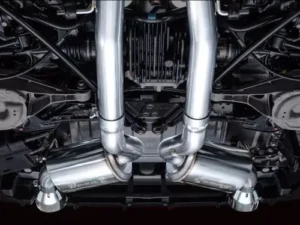 AWE Touring Edition Exhaust for Nissan Z - Chrome Silver Tips Nissan Z 2023-2024