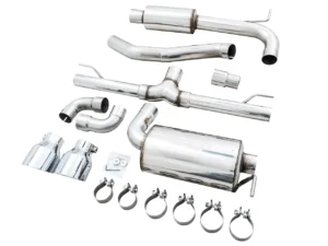 AWE Touring Edition Exhaust for VW MK8 GTI - Chrome Silver Tips Volkswagen GTI 2022-2024