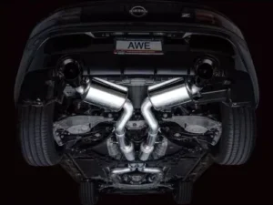AWE Touring Edition Exhaust for Nissan Z - Diamond Black Tips Nissan Z 2023-2024