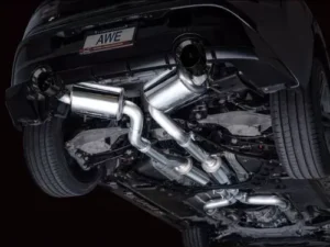 AWE Touring Edition Exhaust for Nissan Z - Diamond Black Tips Nissan Z 2023-2024