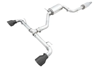 AWE Touring Edition Exhaust for VW MK8 GTI - Diamond Black Tips Volkswagen GTI 2022-2024