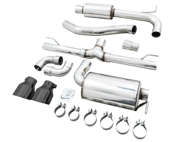 AWE Touring Edition Exhaust for VW MK8 GTI - Diamond Black Tips Volkswagen GTI 2022-2024
