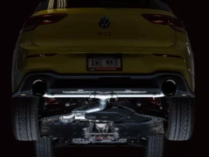AWE Touring Edition Exhaust for VW MK8 GTI - Diamond Black Tips Volkswagen GTI 2022-2024