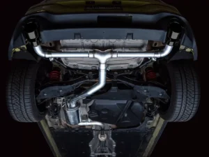 AWE Touring Edition Exhaust for VW MK8 GTI - Diamond Black Tips Volkswagen GTI 2022-2024