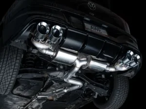 AWE Touring Edition Exhaust Chrome Silver Tips Volkswagen MK8 Golf R 2022-2024