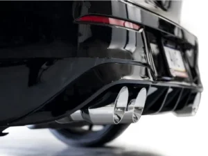 AWE Touring Edition Exhaust Chrome Silver Tips Volkswagen MK8 Golf R 2022-2024