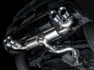 AWE Touring Edition Exhaust Chrome Silver Tips Volkswagen MK8 Golf R 2022-2024