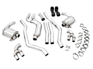 AWE Non-Resonated Touring Edition Exhaust Diamond Black Tips BMW M340i|M340i xDrive|M440i xDrive|M440i 2020-2024